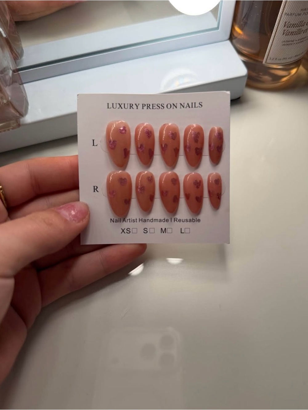 Handmade Press-On Nails personnalisable